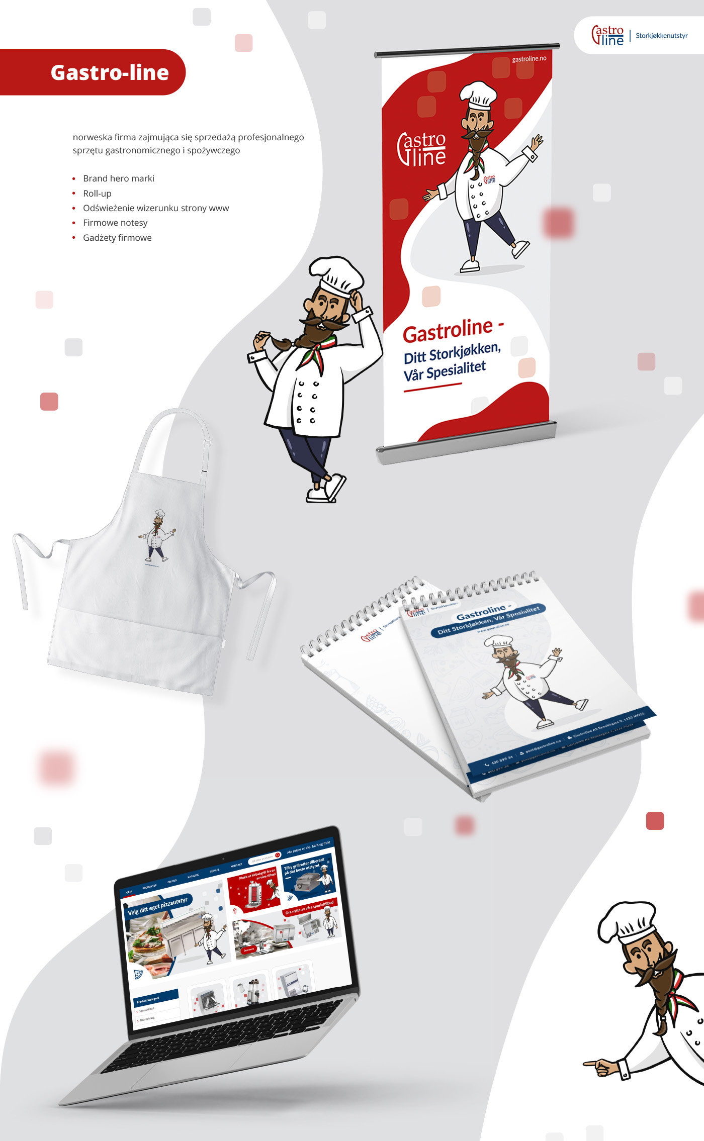 GastroLine - projekty graficzne