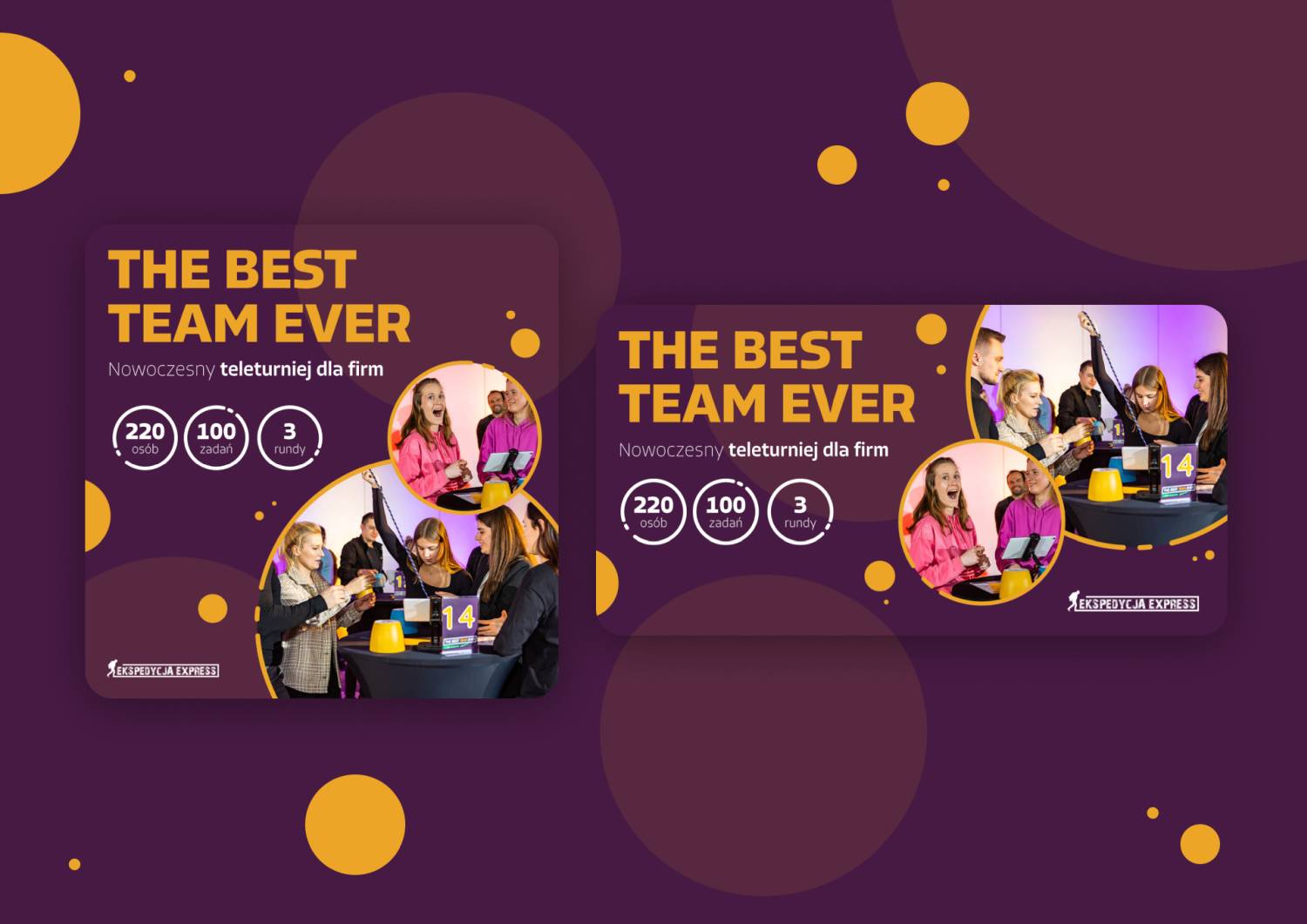 Zestaw grafik do kampanii marketingowych